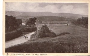 Postcard Shaftesbury Road to the Station UK