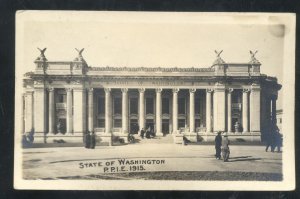 RPPC PANAMA PACIFIC INTERNATIONAL EXPOSITION WASHINGTON REAL PHOTO POSTCARD