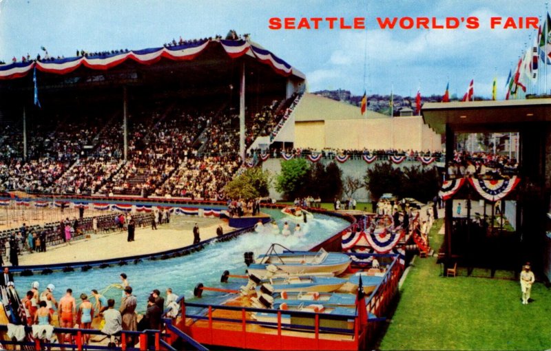 Expos Seattle World's Fair 1962 Water Skiing In Memorial Stadium