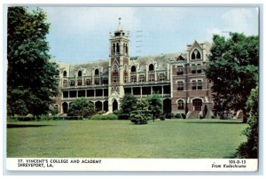 1950 St. Vincent's College And Academy Exterior Shreveport Louisiana LA Postcard