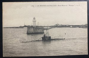 Mint Real Picture Postcard France La Rochelle Submarine U Boat Phoque