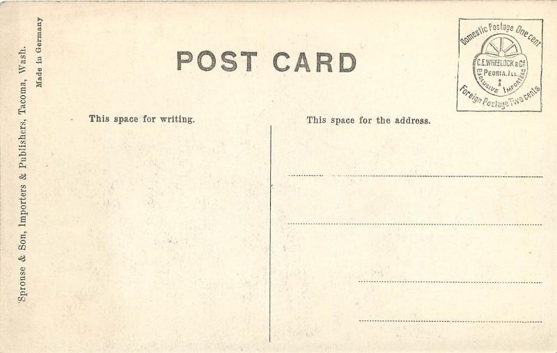 Printed Postcard High School Boise Idaho ID Ada County 1907-1915