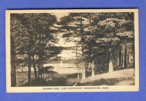 Bridgewater, Massachusetts/Mass/MA Postcard, Pilgrim Park, Lake Nippenicket