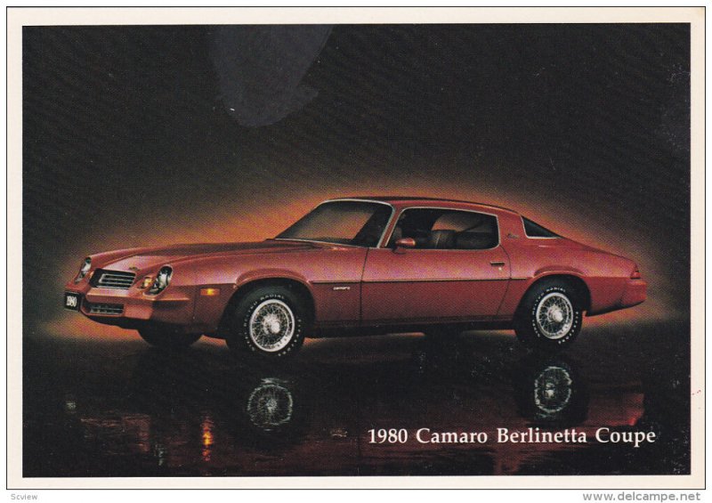 1980 Chevy Camaro Berlinetta Coupe Automobile, Dealer issue