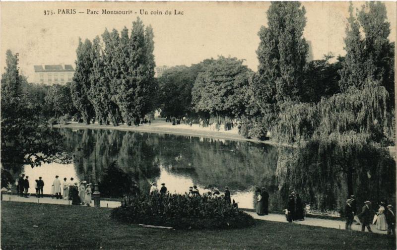 CPA Paris 14e Paris-Parc Montsouris-Un coin du Lac (311177)