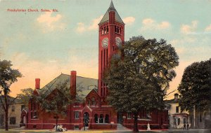 Selma Alabama Presbyterian Church, Color Lithograph Vintage Postcard U8699