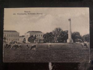 Mint Netherlands Indie RPPC Real Picture Postcard Batavia waterlooplein