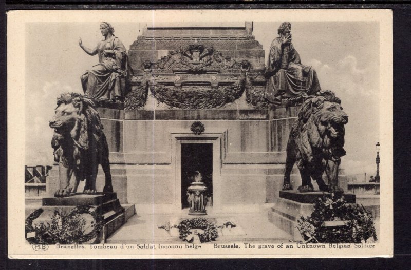 The Grave of the Unknown Belgian Soldier,Brussels,Belgium BIN