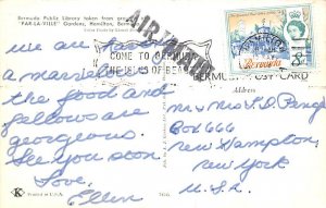 Public Library Grounds of Par-La-Ville Gardens Hamilton Bermuda Postcard