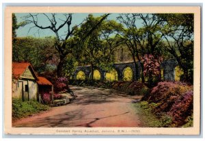 Jamaica B.W.I Postcard Constant Spring Aqueduct c1950's Vintage Posted Air Mail