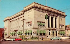 Huntington West Virginia City Hall Street View Vintage Postcard K35844