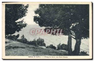 Postcard Old Istres (B R) Etang de Berre to Saint Chamas