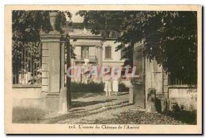 Postcard Ancient Entree du Chateau de l'Amitie