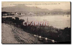 Old Postcard Saint Jean de Luz (Basque Coast) General view of the beach taken...