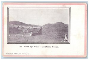 c1905 Bird's Eye View of Zacatecas Mexico Unposted Antique Postcard