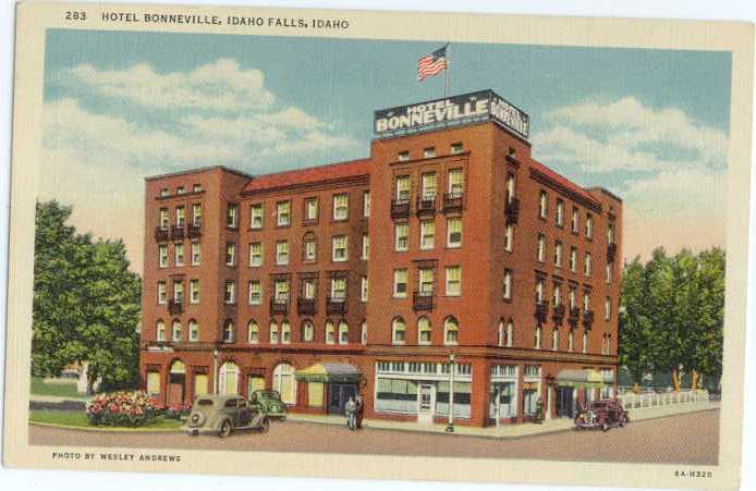 Linen Card of Hotel Bonneville Idaho Falls ID