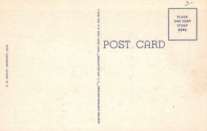 MINT Large Letter Linen SANDUSKY OHIO Curt Teich 7B-H1211 Postcard BH