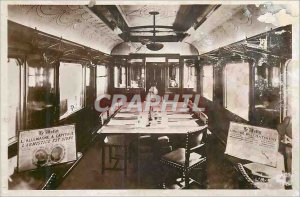 Postcard Old Forest of Compiegne Interior Wagon Marechal Foch Army