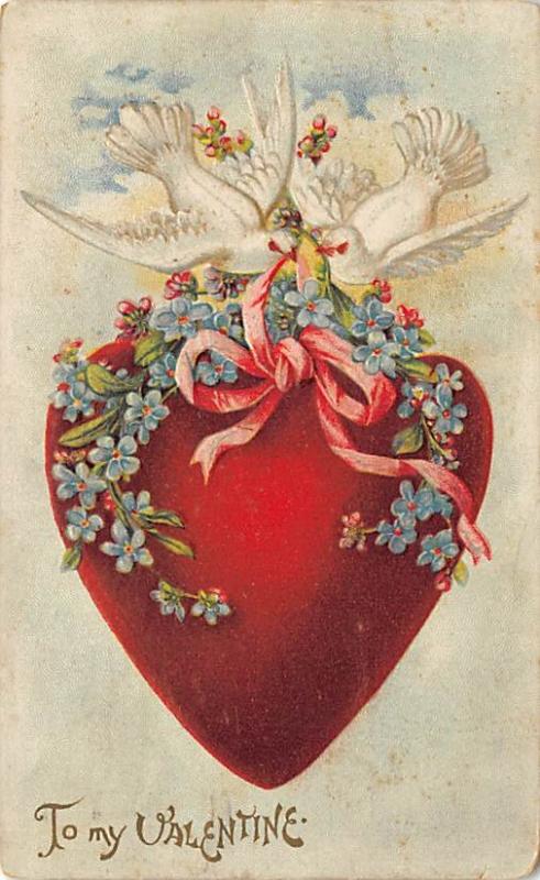 Antique 1910's VALENTINE'S DAY Card