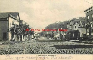 WI, Camp Douglas, Wisconsin, Street Scene, Business Section, FL Davis No A4489