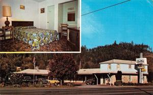 OAKRIDGE, OR Oregon  RIDGEVIEW MOTEL w/Room Interior LANE CO Roadside  Postcard