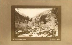 Absaeaka Park C-1905 Postcard Sheridan Wyoming Frame like undivided 5129