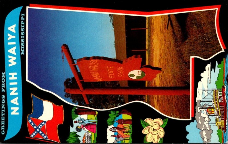 Mississippi Greetings From Nanih Waiya State Park Sacred Mound Of The