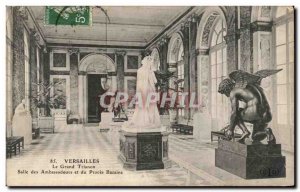 Old Postcard Grand Trianon Versailles Hall of Ambassadors and Proces Bazaine