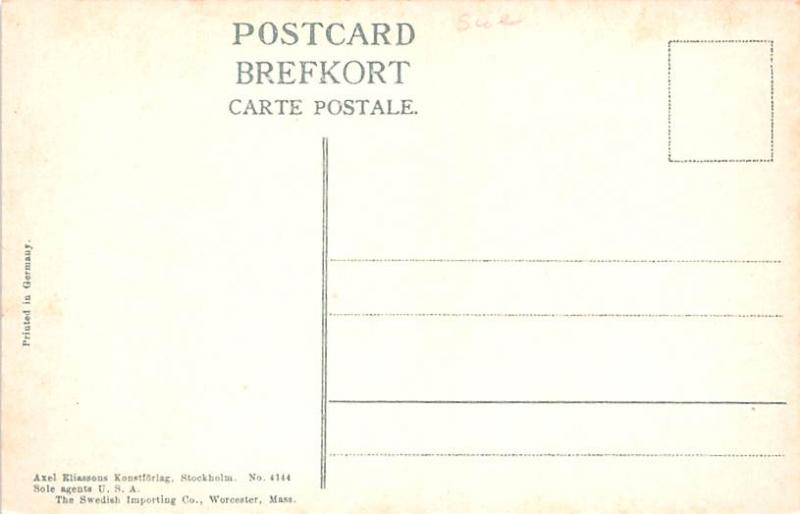 Sweden Old Vintage Antique Post Card Trolle Ljungby Skane Unused