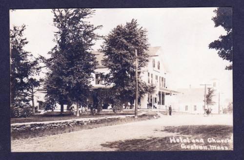 MA Highland House Hotel GOSHEN MASS RPPC Real Photo Massachusetts Postcard