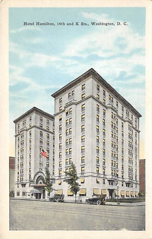 Hotel Hamilton 14th and K Sts Washington, DC USA Unused 