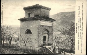 Petrarch Petrarca Italy IT Bettoli Temple from 1839 c1910 Vintage Postcard