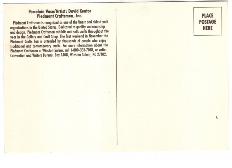 Porcelain Vase, Art Museum, North Carolina