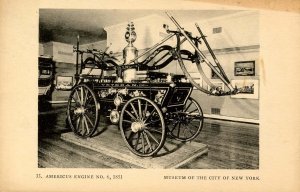 NY - New York City.  Museum of NY Firefighting Equipment - Americus Engine No. 6