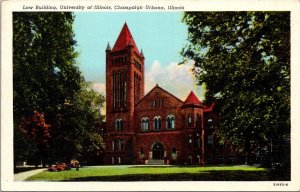 Illinois Champaign-Urbana Law Building University Of Illinois Curteich
