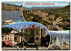 Postcard Old Chateau Arnoux Alpes de Haute Provence