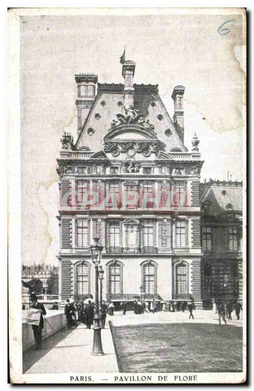 Old Postcard Paris Pavillon de Flore