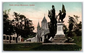 South African Monument Montreal Quebec Canada UNP DB Postcard Y17