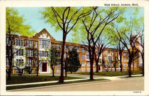 Michigan Jackson High School Curteich