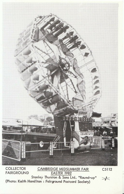 Cambridge Postcard - Funfair, Fairground, Stanley Thurston & Sons  A5889