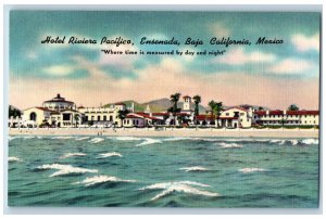 Ensenada Baja California Mexico Postcard Hotel Riviera Pacifico c1930's Vintage