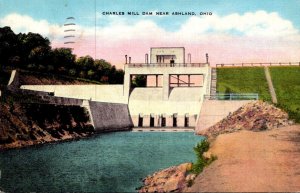 Ohio Charles Mill Dam Near Ashland 1949