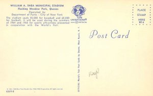 New York World's Fair Flushing Meadow Aerial View Chrome Post...