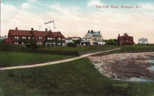 Postcard The Cliff Walk Newport RI