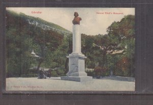 GIBRALTAR, GENERAL ELLIOT'S MONUMENT, c1910 ppc., unused.