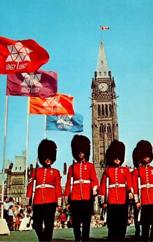 Canada Ottawa Changing Of The Guard On Parliament Hill