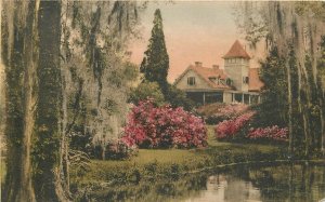 Postcard South Carolina Charleston Cottage Magnolia Gardens Albertype 23-877