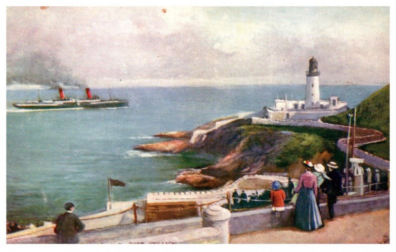 England  Douglas New Lighthouse and Port Skillion Tuck's 1780