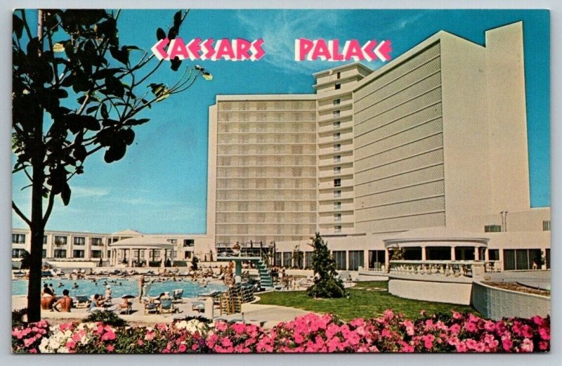 Caesar's Palace  Las Vegas  Nevada  1968    Postcard