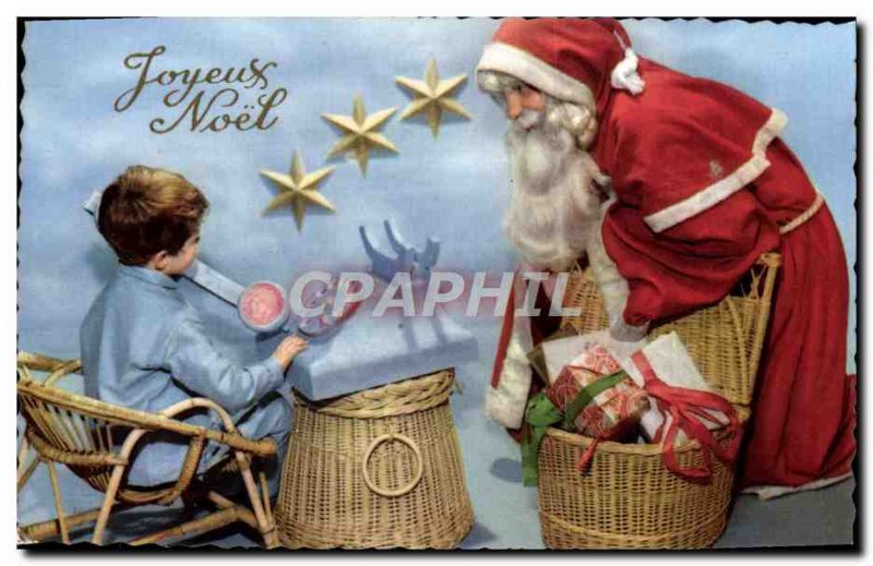 Postcard Modern Merry Christmas Santa Claus